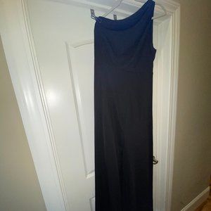 Birdy Grey Bridesmaid Dress, size L, Black, one shoulder